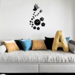 ساعت دیواری آینه ای مدل بهار - Image 2