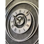 ساعت دیواری مدرن کروم