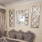 ساعت دیواری قاب آینه‌ اِلِنسی مدل سهیل