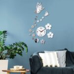 ساعت دیواری آینه ای مدل بهار