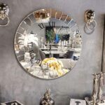 ساعت دیواری آینه