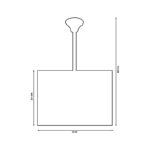 لوستر فلزی مشکی