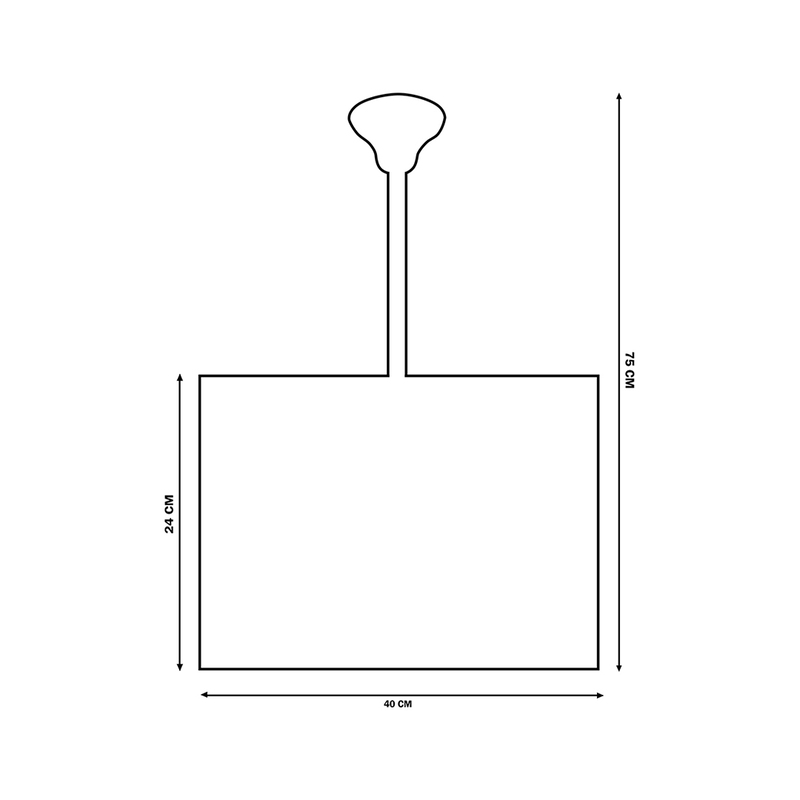 لوستر فلزی مشکی