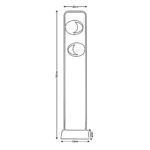 آباژور ایستاده سری ML809/2/c - Image 2