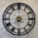 ساعت دیواری فلزی مجلل