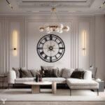 ساعت دیواری مشکی