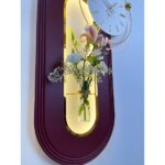 تابلو ساعت نوری مدل لوسیا با گلدان دکوراتیو - Image 2