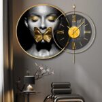 تابلو ساعت دکوراتیو مدل رزتی - Image 4