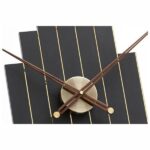 ساعت دیواری جدید مشکی طلایی باربارا - Image 2