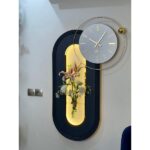 تابلو ساعت نوری مدل لوسیا با گلدان دکوراتیو - Image 7