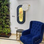 تابلو ساعت نوری مدل لوسیا با گلدان دکوراتیو - Image 8