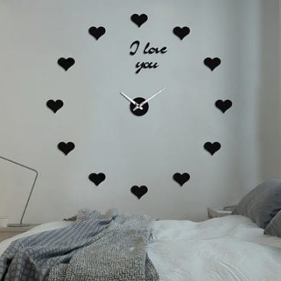 ساعت-مدرن-قلب-600x398 ساعت دیواری مدل قلب - Image 1