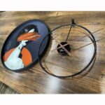 ساعت دیواری دکوراتیو الیزا به همراه تابلو - Image 6