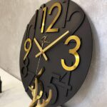 ساعت دیواری فلزی