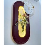 تابلو ساعت نوری مدل لوسیا با گلدان دکوراتیو - Image 9