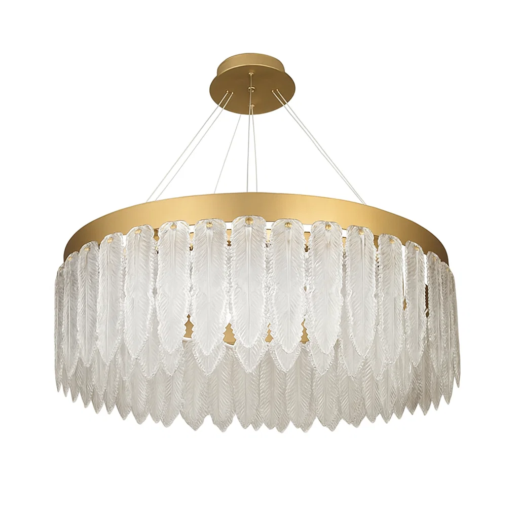 لوستر فلزی کریستالی