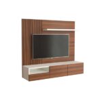 میز تلویزیون دیواری ام دی اف و شیشه Benita - Image 2