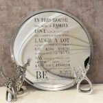 قاب آینه فلزی قوانین خانه - Image 5