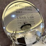 قاب آینه فلزی قوانین خانه - Image 4