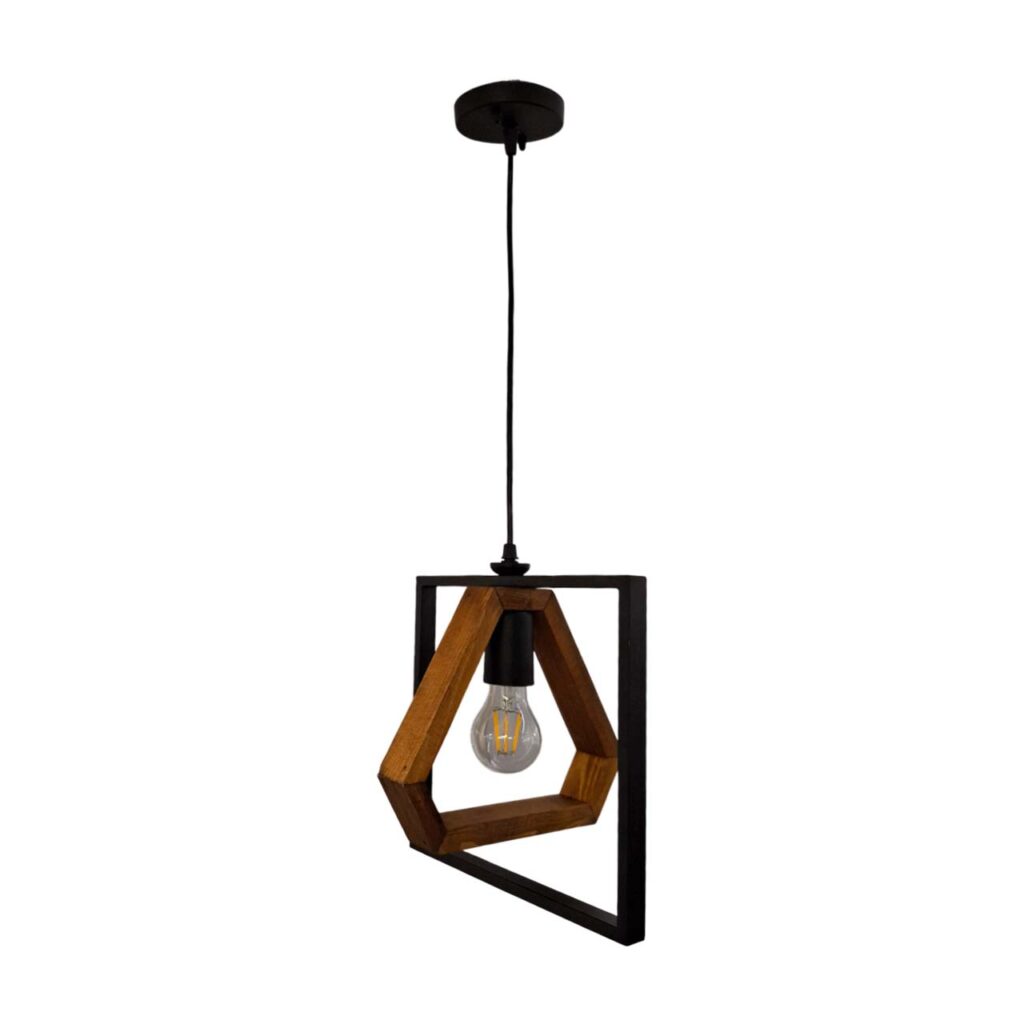 لوستر چوبی آشپزخانه