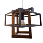 لوستر چوبی شیک و مدرن