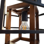 لوستر چوبی زیبا