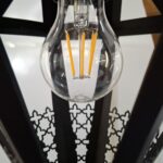 لوستر چوب و فلز تک شعله چشمه نور مدل 1347/1 - Image 6