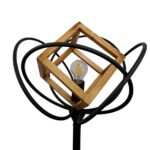 آباژور چوب و فلز تک شعله چشمه نور مدل 1356/1 - Image 7