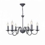 لوستر شش شعله چشمه نور کد C2800-6BK - Image 2