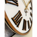 ساعت دیواری مدل Carolyn زمینه سفید - Image 10