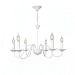 لوستر شش شعله چشمه نور کد C2800-6BK - Image 4