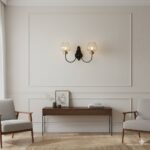 چراغ دیواری چشمه نور کد 1704/2BK - Image 2