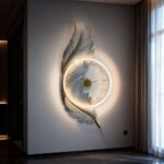 ساعت دیواری دکوراتیو مدل پر نوری