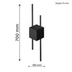 چراغ دیواری دکوراتیو خطی کد 927 - Image 5