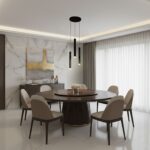 چراغ آویز مدرن استوانه ای 3 شعله کد 806 - Image 4