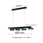 چراغ آویز مدرن کد LA8024 - Image 7