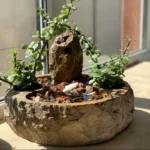 آبنمای رومیزی سنگی مدل خواب نیلوفر