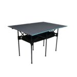 میز تاشو فلزی 2 طبقه 120*80