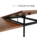 میز پایه بلند تاشو دو تکه مدل توکیو T2 - Image 5
