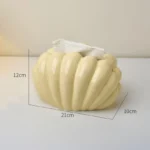 جا دستمال کاغذی رومیزی صدف Seashell - Image 2