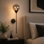 چراغ دیواری فلزی تک شعله کد AN1034/1