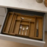 جاقاشقی داخل کابینت چوبی با قابلیت رگلاژ مدل لینورا
