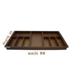 جاقاشقی داخل کابینت چوبی مدل آترین عمق 40 سانتی متر - Image 3