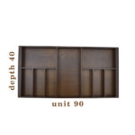 جاقاشقی داخل کابینت چوبی مدل آترین عمق 40 سانتی متر - Image 4