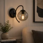 چراغ دیواری فلزی تک شعله کد AN1036/1