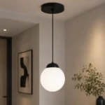 لوستر حبابی تک شعله چشمه نور کد R1202/1