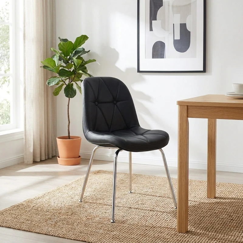 صندلی چهارپایه اپن مدل SH840 چرمی