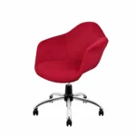 صندلی چرخدار مدل KH318 طرح پارچه ای - Image 7