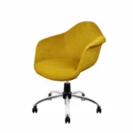 صندلی چرخدار مدل KH318 طرح پارچه ای - Image 9