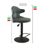 صندلی کانتر مدل BH360-GRAY - Image 6